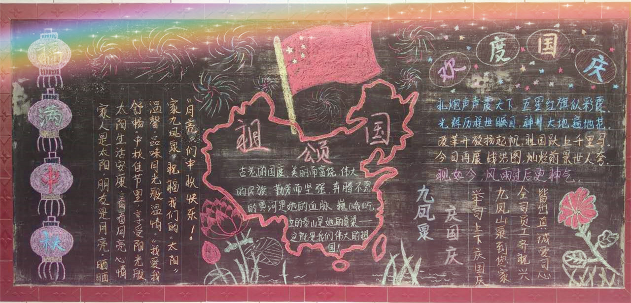 2016年中秋國慶黑板報(bào)_副本